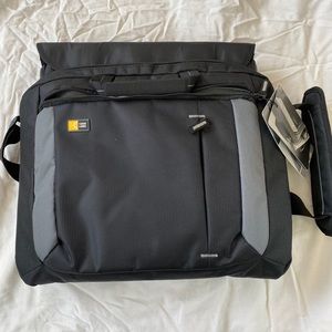Case Logic Computer / laptop Bag  Black / Gray NWT